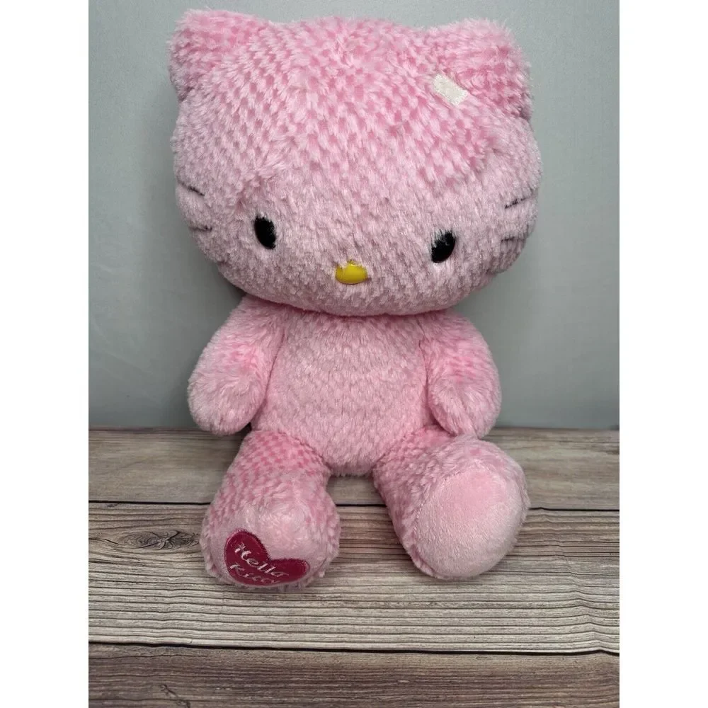 Build‎ A Bear Workshop Sanrio Hello Kitty Pink Waffle Plush No Bow 18